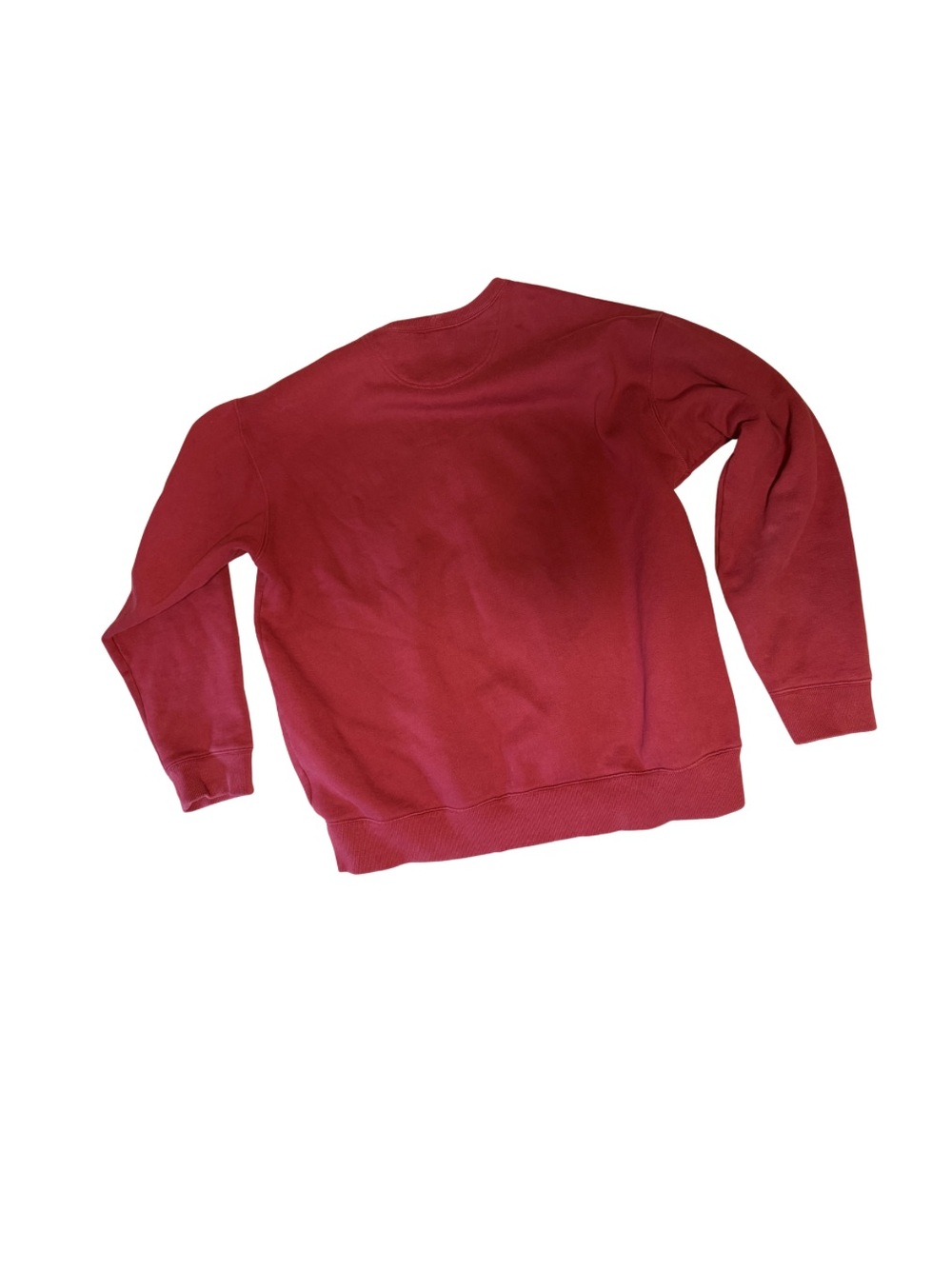 Columbia Men's Burgundy Crewneck Sweatshirt with Arch Logo - Picture 7 of 7